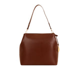 Cartera satchel Alma para mujer color café