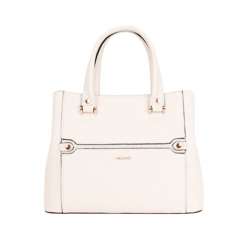 Cartera satchel Jess para mujer color blanco