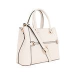 Cartera satchel Jess para mujer color blanco