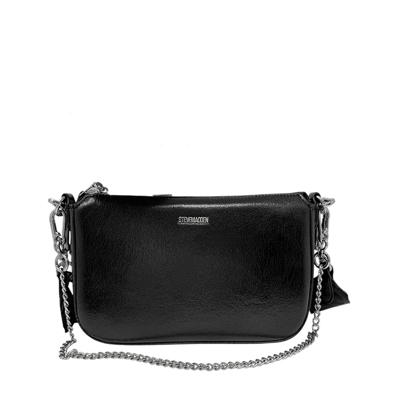Cartera crossbody Bnaim-R para mujer color negro