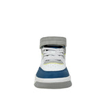 Botas Kimo para niño color celeste y blanco