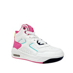 Botas Kemi para niña color rosado y blanco