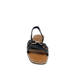 Sandalias flats Ophelia para mujer color negro