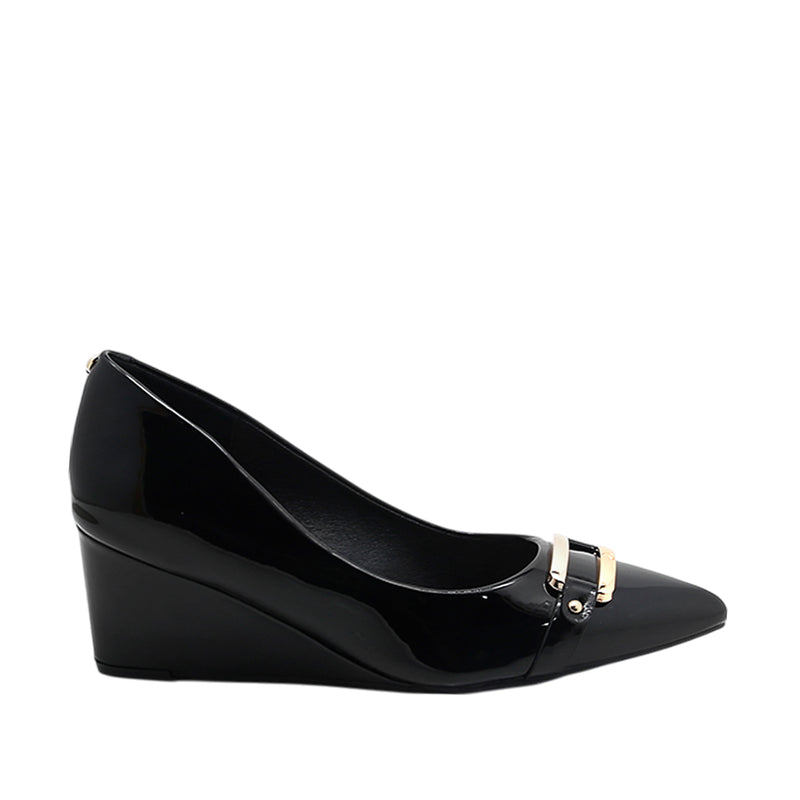Cuñas Oriole para mujer color negro