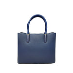 Cartera satchel Fiorella para mujer color azul