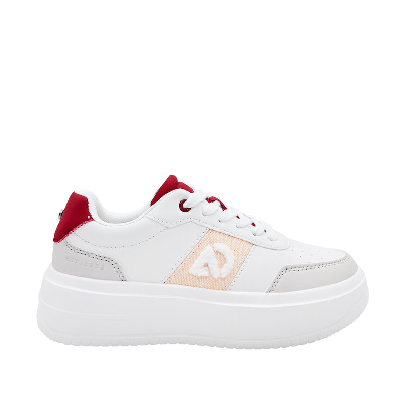 Tennis Moore para mujer color blanco y beige