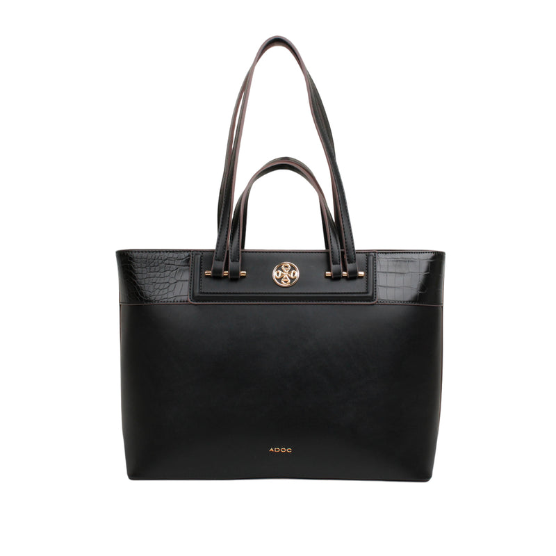 Cartera tote Indira para mujer color negro