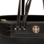 Cartera tote Indira para mujer color negro