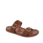 Sandalias flats Darci para mujer color tan