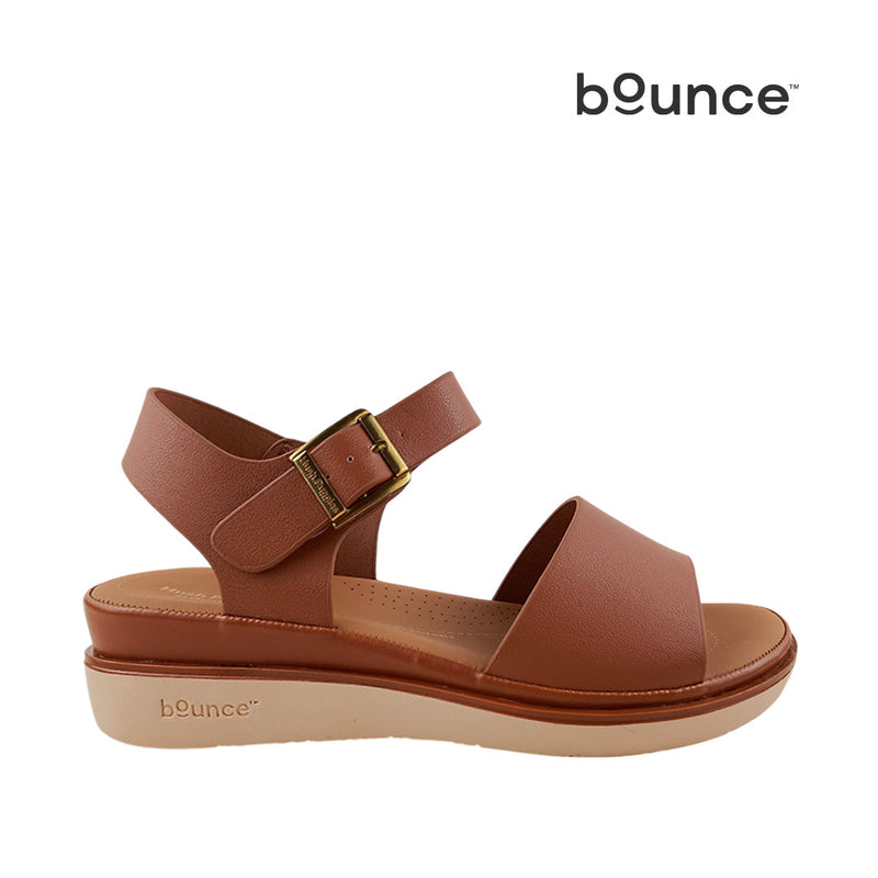 Sandalias flats Robertha para mujer color tan