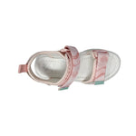 Sandalias Walkiria para niña color rosado