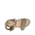 Sandalias Terra para niña color dorado