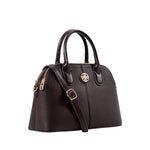 Cartera satchel Vana para mujer color café