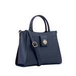 Cartera satchel Uga para mujer color navy