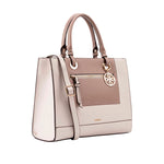 Cartera tote Zina para mujer color hueso