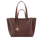 Cartera tote Valda para mujer color café