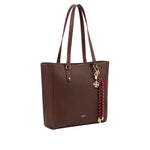 Cartera tote Zaira para mujer color café