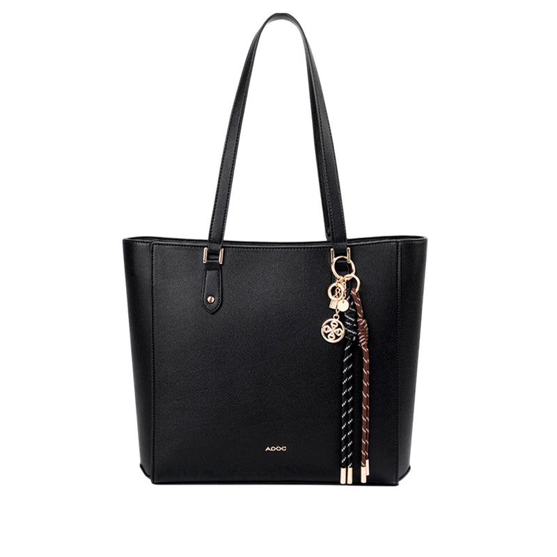 Cartera tote Zaira para mujer color negro