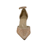 Tacones ankle strap Indra para mujer color nude