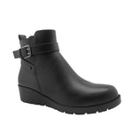 Botines de cuña Xamira para mujer color negro