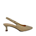 Tacones kitten Ibbey para mujer color dorado