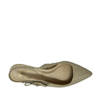 Tacones kitten Ibbey para mujer color dorado