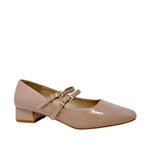 Tacones Victoria para mujer color nude