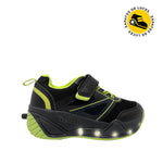Sneakers con luces Lime para niño color negro