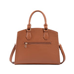 Cartera satchel Lauren para mujer color tan
