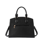 Cartera satchel Lauren para mujer color negro