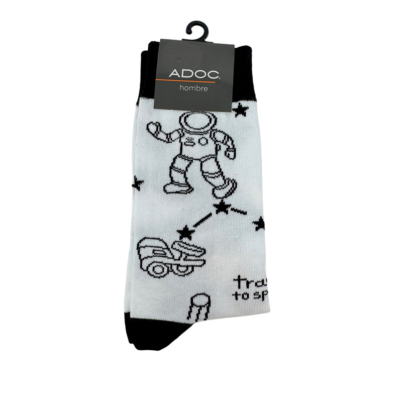 Calcetines Astrodib unisex color blanco