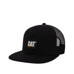 Gorra Cat Logo Patch Trucker unisex color negro