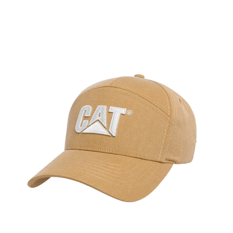 Gorra Cat Logo 7 Panel unisex color café