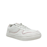 Tennis escolares Asha para niña color blanco y rosado