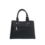 Cartera satchel Alora para mujer color negro