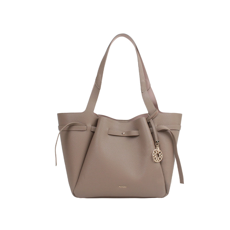 Cartera tote Lark para mujer color taupe