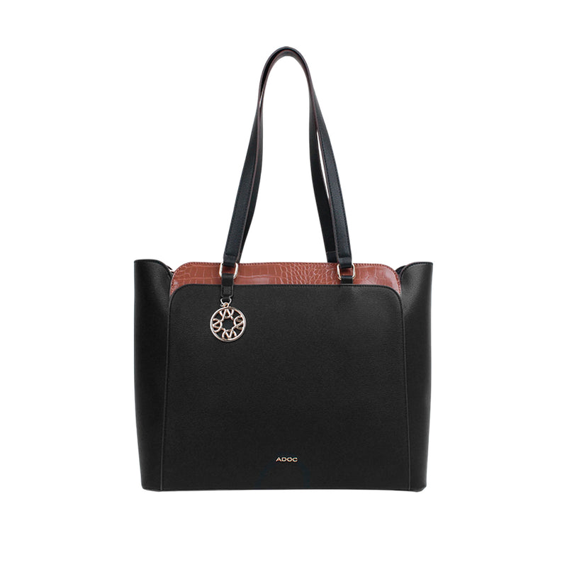 Cartera tote Bria para mujer color negro