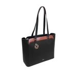 Cartera tote Bria para mujer color negro