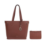 Cartera tote Julia para mujer color tan