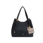 Cartera satchel Hilda para mujer color negro