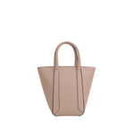 Cartera satchel Lulu para mujer color nude