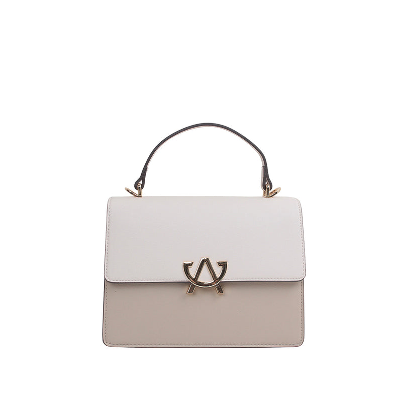 Cartera crossbody Idra para mujer color hueso