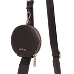 Cartera crossbody Samie para mujer color café
