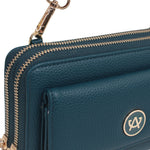 Cartera crossbody Samie para mujer color azul