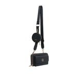 Cartera crossbody Samie para mujer color negro