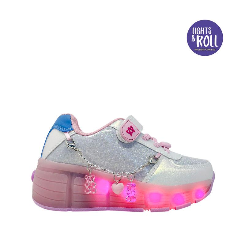 Sneakers con rueda Lumina para niña color multi