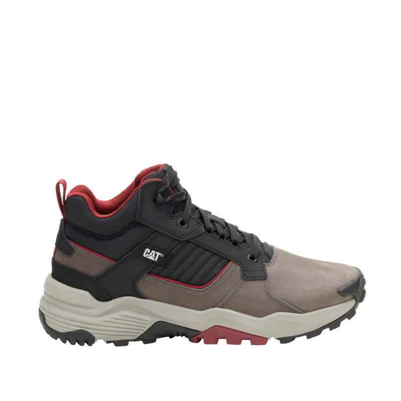 Sneakers Grapple Leather Mid para hombre color gris y negro