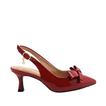 Tacones slingback Sydney para mujer color rojo