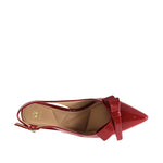 Tacones slingback Sydney para mujer color rojo