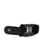 Sandalias slip on Dari para mujer color negro